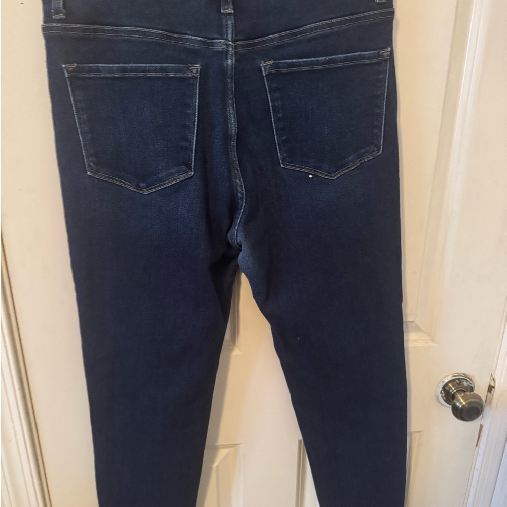 Lovervet by Vervet Women's Skinny Jeans - Dark Blue Tummy Control